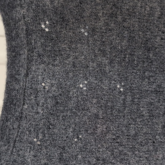 Abercrombie Puff Sleeve Pointelle Cropped Cardigan - Picture 4 of 4